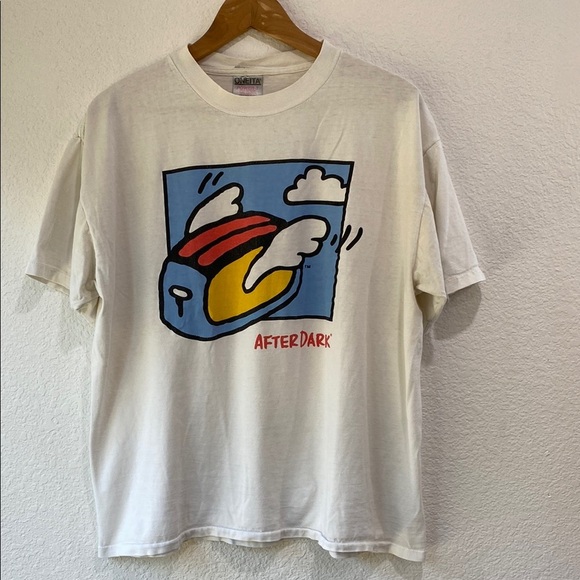Oneita Other - Vintage Oneita White Flying Toaster Berkley System Software Graphic T-Shirt XL